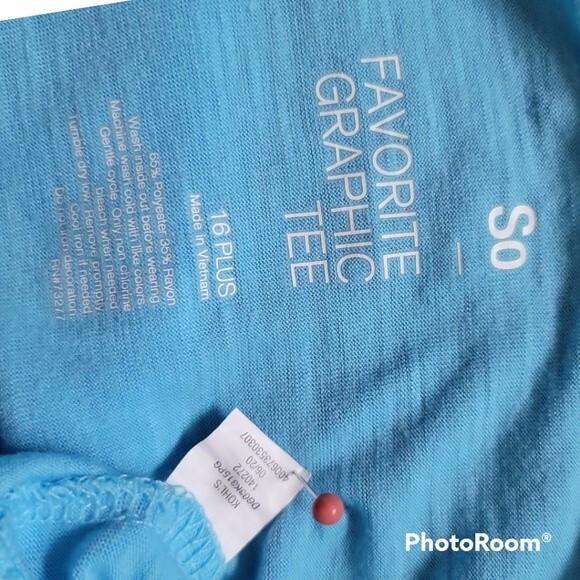 'BE KIND TO OUR EARTH' SO 3/4 SLEEVE TOP - 16 PLUS - Picture 3 of 7